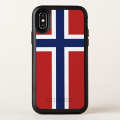 Norway Flag OtterBox Symmetry iPhone X Case