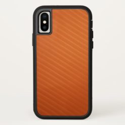 Orange Lines iPhone X Case