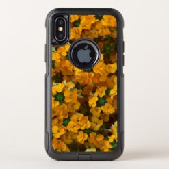 Orange Wallflowers Floral OtterBox Commuter iPhone X Case