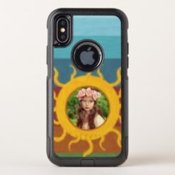 Painted Sun Photo Template OtterBox Commuter iPhone X Case