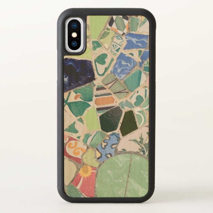 Park Guell mosaics iPhone X Case