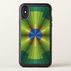 Peacock Illusion Speck Phone Case