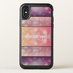 Personalized Gradient Purple And Pink Speck iPhone X Case