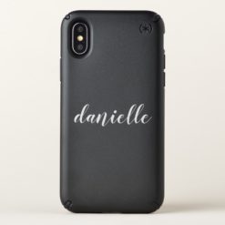 Personalized Name Speck iPhone X Case