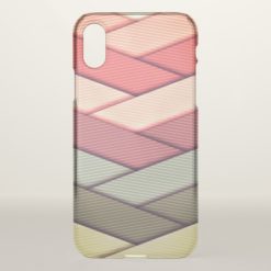 Pin Striped Ribbon Pattern iPhone X Case