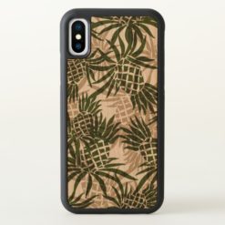 Pineapple Camo Hawaiian Tropical iPhone X Case