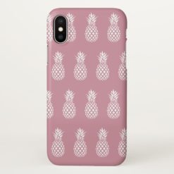 Pineapple pattern editable color iPhone x Case