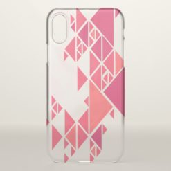 Pink Abstract Geometric Pattern | iPhone X Case