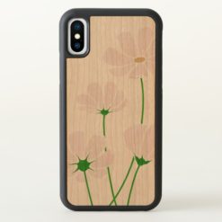 Pink Cosmos Wildflower Floral iPhone X Case