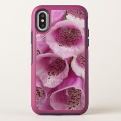Pink Foxglove Floral OtterBox Symmetry iPhone X Case