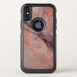 Pink Italian Marble With Flaw OtterBox Commuter iPhone X Case