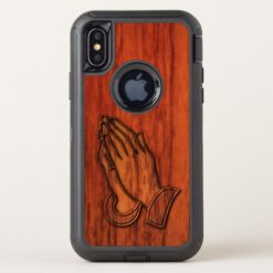 Praying Hands OtterBox Defender iPhone X Case
