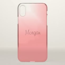 Pretty Pink and Bright Girly iPhone X Case