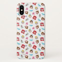 Princess Emoji Pattern iPhone X Case