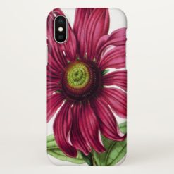 Purple Coneflower iPhone X Case