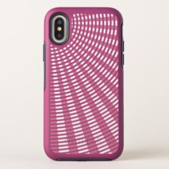 Radial Circular Weaving Pattern - Pink OtterBox Symmetry iPhone X Case