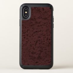 Red Wine Cork Look Wood Grain Speck iPhone X Case