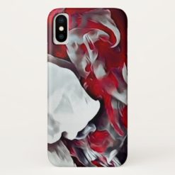 Red smoke iPhone x Case