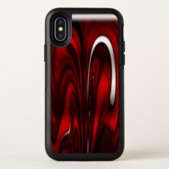 Red swirl OtterBox symmetry iPhone x Case