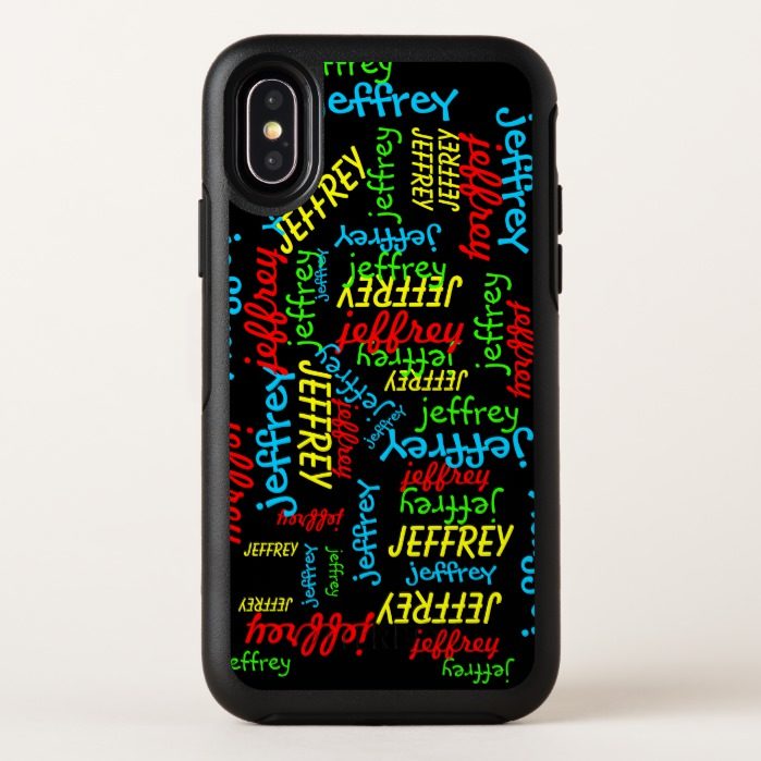 Repeating Names OtterBox for iPhone X?