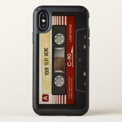 Retro Compact Audio Cassette | Hipster Best Gifts Speck iPhone X Case