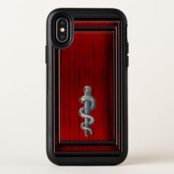 Rod of Asclepius OtterBox Symmetry iPhone X Case