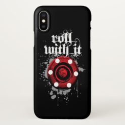 Roll With It (hockey) iPhone X Case
