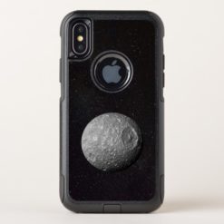 Saturn Moon Mimas Starry Sky OtterBox Commuter iPhone X Case