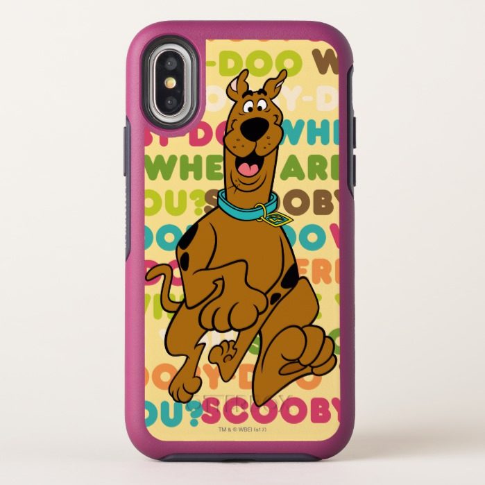 Scooby-Doo Running "Where Are You?" OtterBox Symmetry iPhone X Case