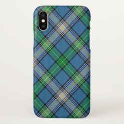 Scottish Clan MacDowall Tartan Plaid iPhone X Case