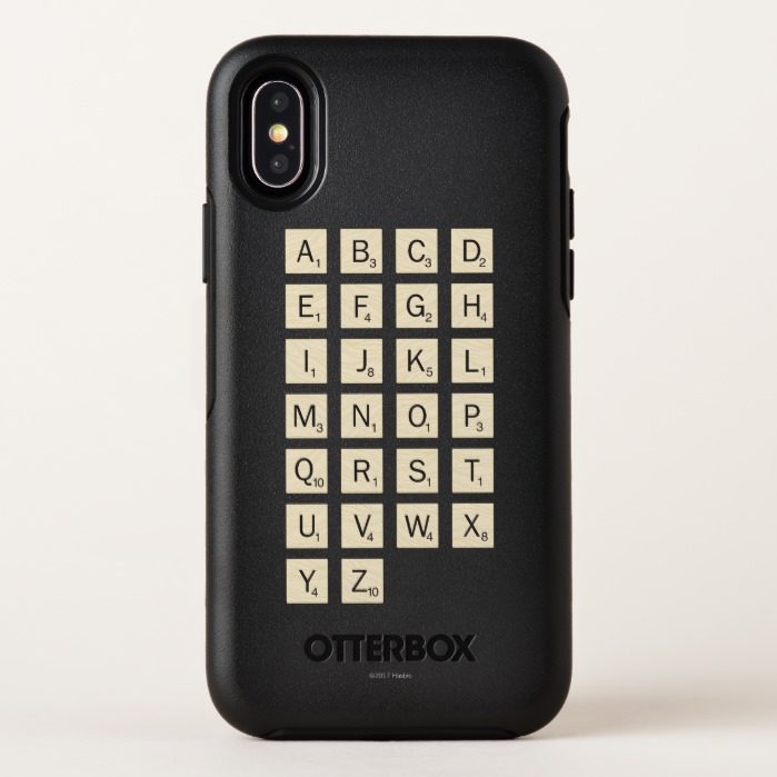 Scrabble OtterBox Symmetry iPhone X Case