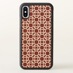 Seamless White Pattern DIY Background Color iPhone X Case