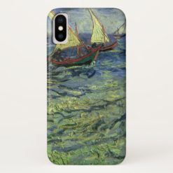 Seascape at Saintes Maries by Vincent van Gogh iPhone X Case