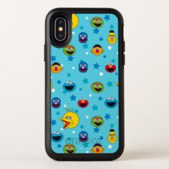 Sesame Street | Best Friends Star Pattern OtterBox Symmetry iPhone X Case