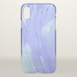 Shades of Blue Paint Texture iPhone X Case