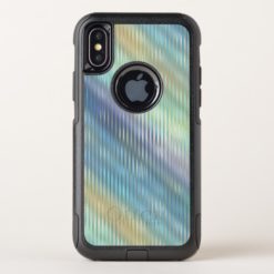 Shimmering Ridged Pastel Glass OtterBox Commuter iPhone X Case