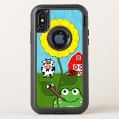 Spring Time on the Farm OtterBox Defender iPhone X Case
