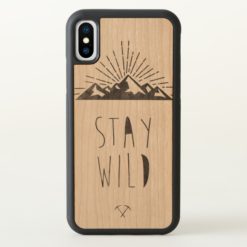Stay wild iPhone x Case