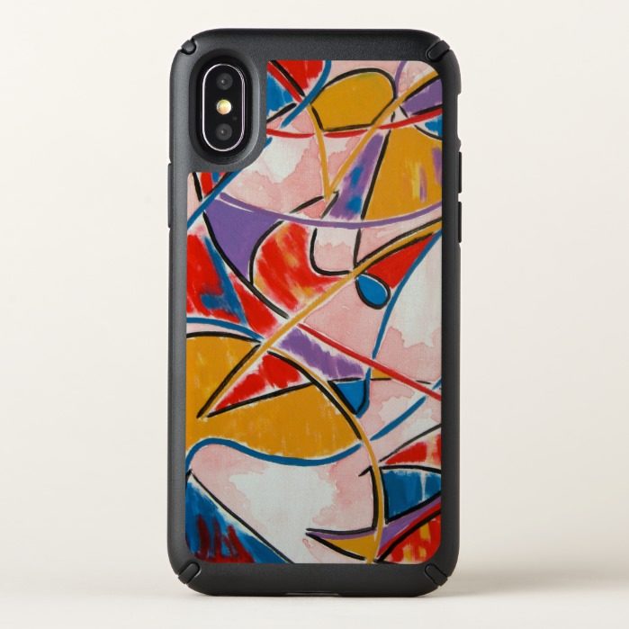 Strange Fish-Abstract Art Hand Painted Speck iPhone X Case