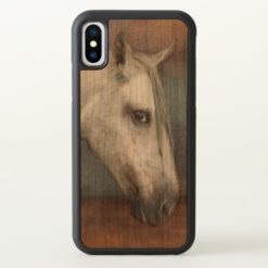 Stunning andalusian horse portrait iPhone x Case