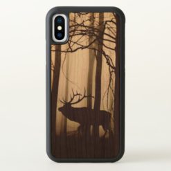 Stunning silhouette of stag iPhone x Case