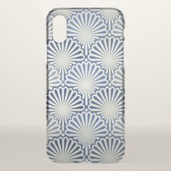 Summer Blue Pattern iPhone X Case