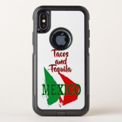 Tacos and tequila OtterBox commuter iPhone x Case