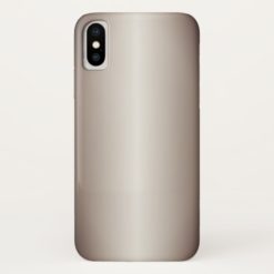 Taupe Gradient iPhone X Case