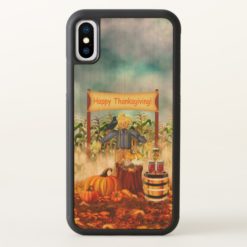 Thanksgiving Scarecrow iPhone X Case