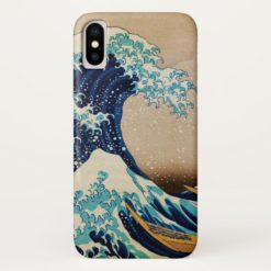 The Great Wave by Hokusai Vintage Japanese iPhone X Case