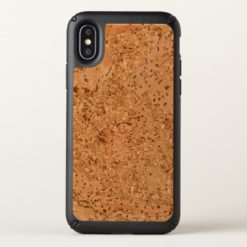 The Look of Macadamia Cork Burl Wood Grain Speck iPhone X Case