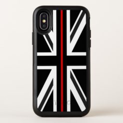 Thin Red Line UK Flag OtterBox Symmetry iPhone X Case