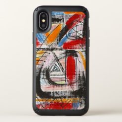 Third Eye-Hand Painted Abstract Art Speck iPhone X Case