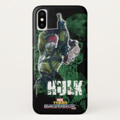 Thor: Ragnarok | Gladiator Hulk Battle Graphic iPhone X Case